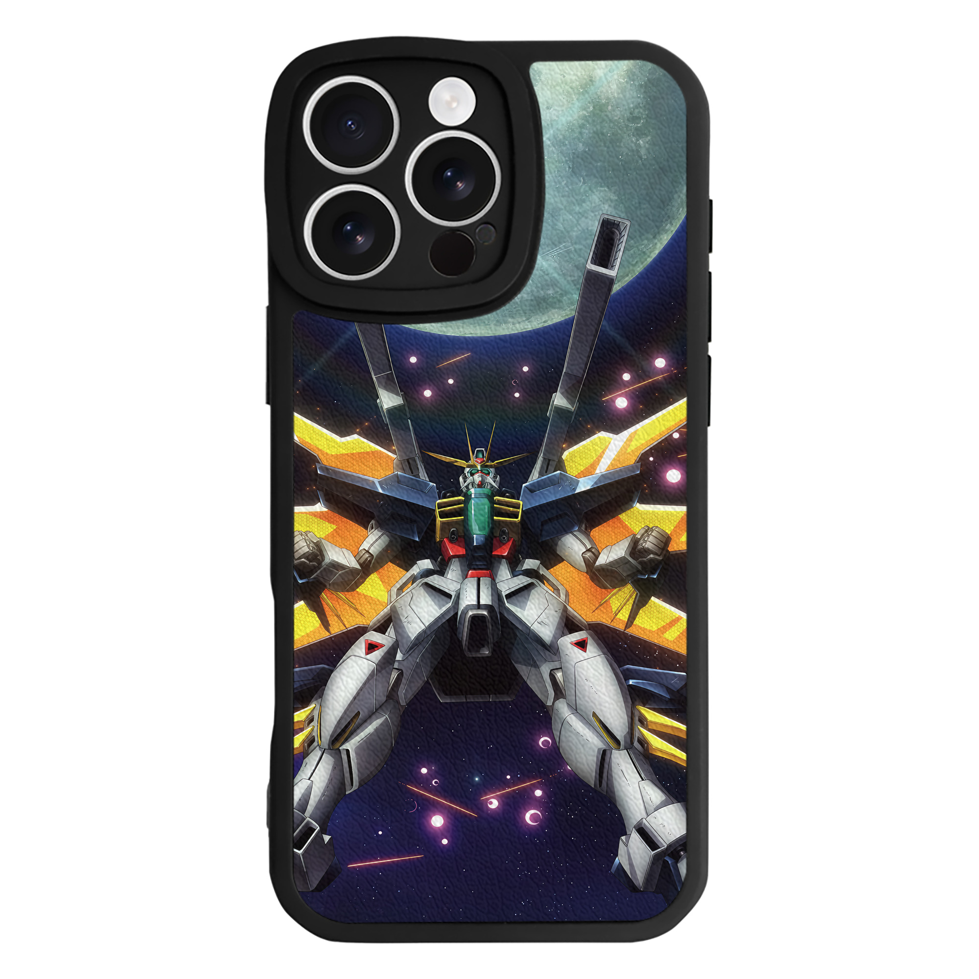 （画像用） 機動戦士ガンダム Mobile Suit Gundam 【iPhone 16シリーズ対応】シリコンスマホケース（レザー調） 材質：シリコン